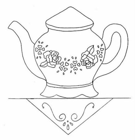 Трафарет "чайник"