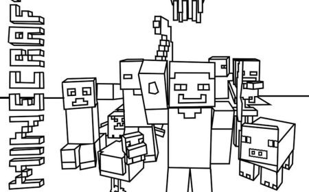 Раскраска лего майнкрафт