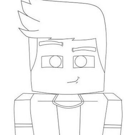 Набросок арта майнкрафт