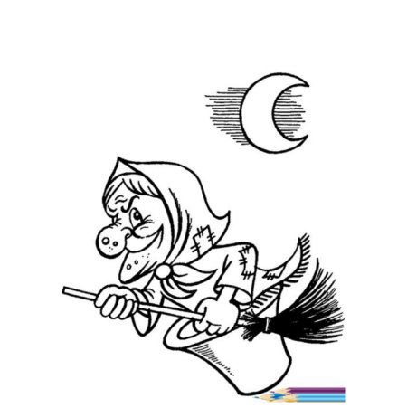 Кикимора Болотная раскраска