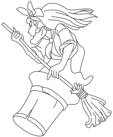 Баба Яга рисунок для детей