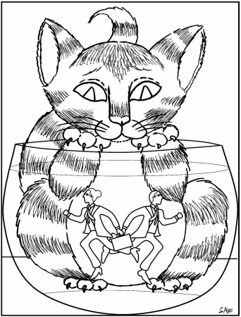 Кот в мешке иллюстрация