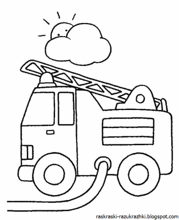 Пожарная безопасность раскраска для детей