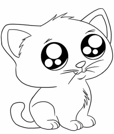 Раскраска кошечка