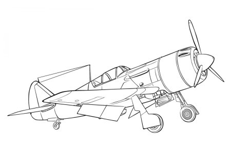 Раскраска самолет истребитель Су-24