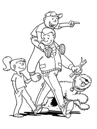 Мальчик чинит машину раскраска