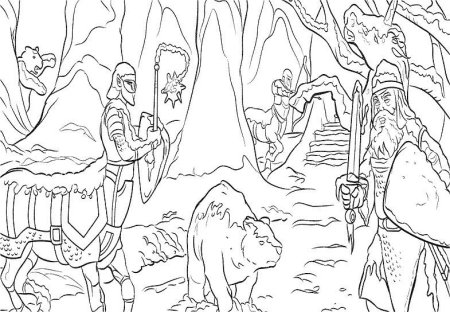 Иван Сусанин раскраска