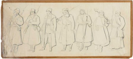 Русский костюм мужской раскраска