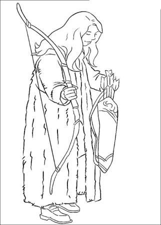 Раскраска Иван Сусанин в лесу