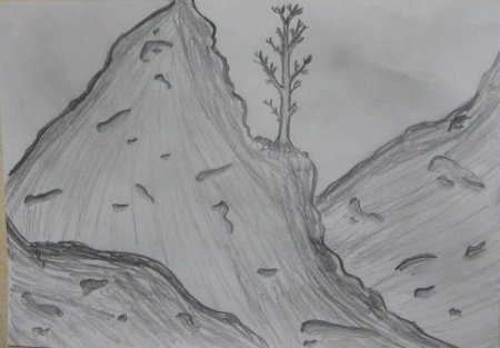 Раскраска Утес Лермонтова