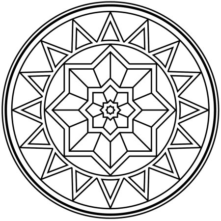 Орнамент в круге