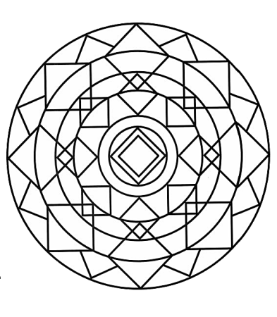 Мандала геометрический узор