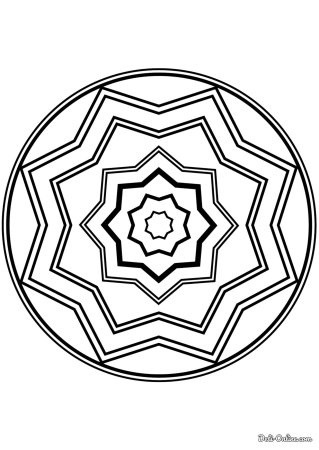 Простые мандалы для детей