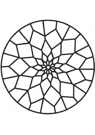 Сетка орнамент для витража