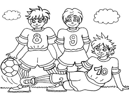 Раскраски про футбол для дошкольников