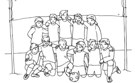 Раскраска футбол