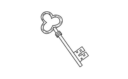 Ключ раскраска