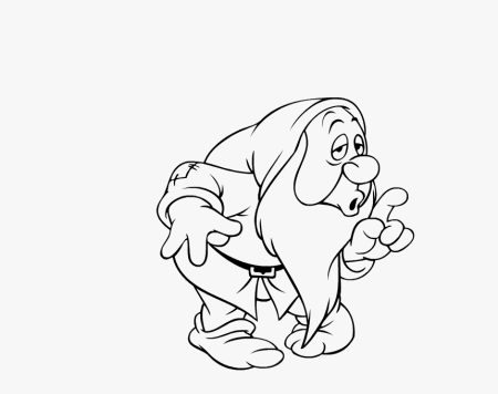 Трафарет гнома