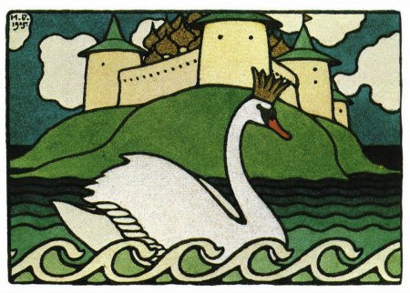 Раскраска по сказке о царе Салтане