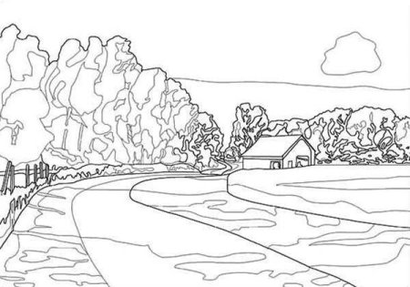Раскраска речка