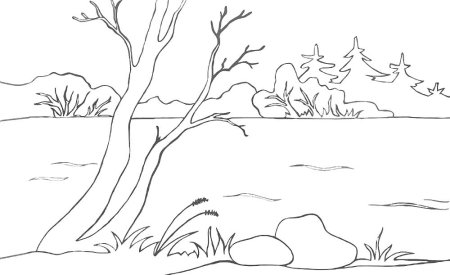 Заповедной природы раскраска