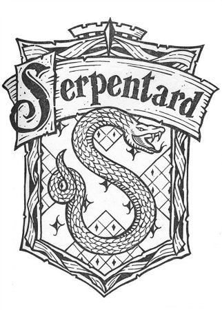 Палочка Гарри Поттера раскраска