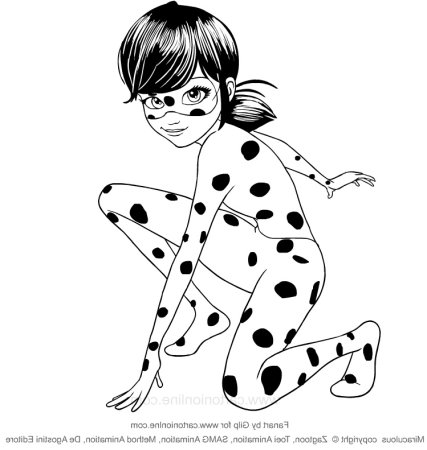Леди баг разрисовка