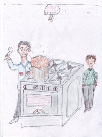 Носов Мишкина каша раскраска