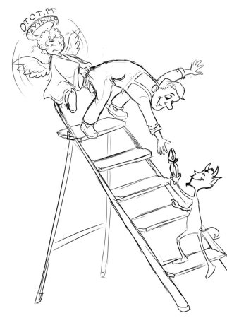 Раскраска Строитель