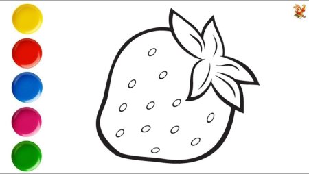 Клубника зарисовка