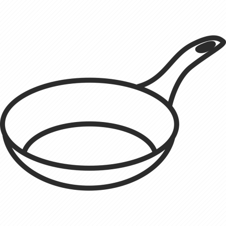 Сковородка раскраска для детей