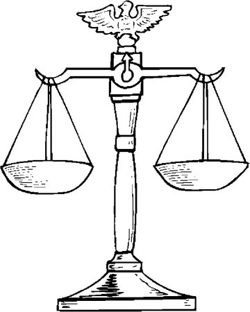Суд раскраска