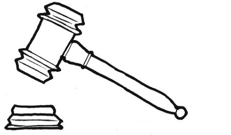 Суд раскраска