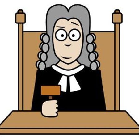 Судья нарисованный