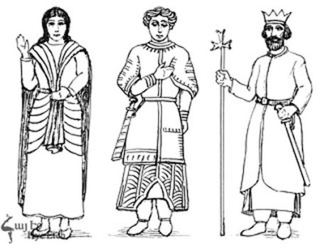 Национальная одежда арабов нарисовать