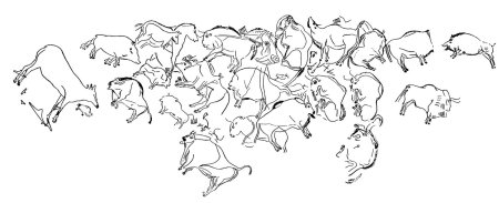 Бизоны пещера Альтамира схема