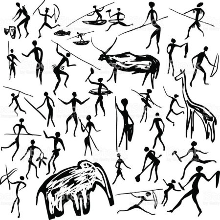 Наскальная живопись первобытных людей