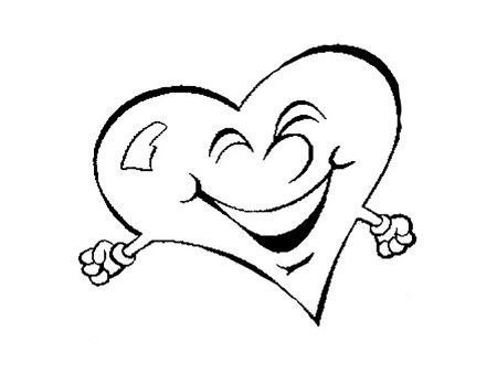 Сердце раскраска