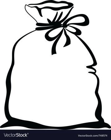 Мешок раскраска