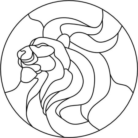 Витраж схемы для детей