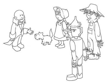 Волшебник изумрудного города раскраска Элли и Тотошка