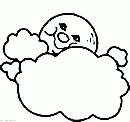 Картинки для срисовки облака
