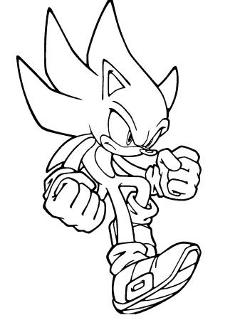 Sonic the Hedgehog раскраска