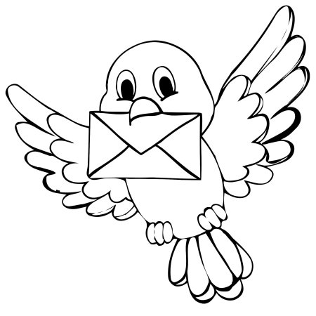 Птицы раскраска для детей