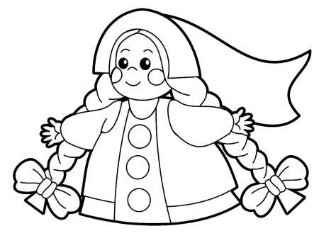 Раскраска "Снегурочка"