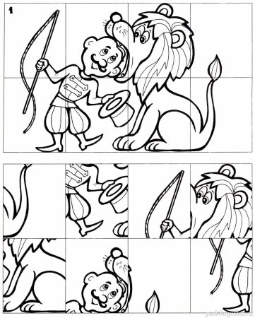 Раскраска сердце пазл