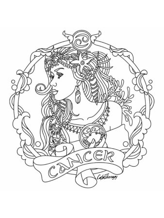 Раскраски антистресс знаки зодиака