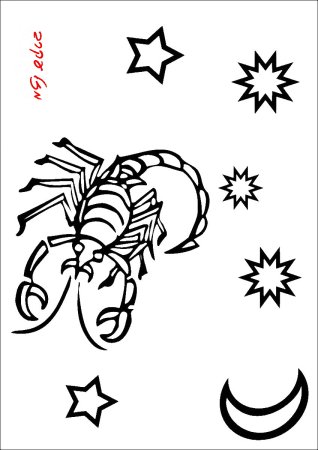 Раскраски для девочек антистресс знаки зодиака Стрелец