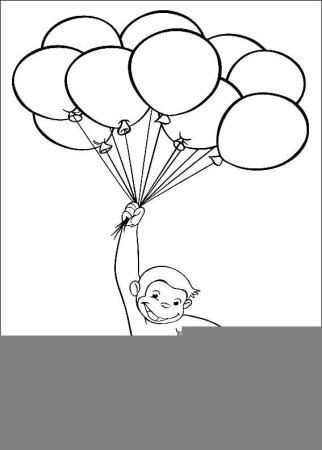 Раскраска шарики воздушные для детей
