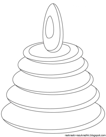 Аппликация пирамидка